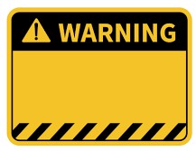 warning sign Warning Signs